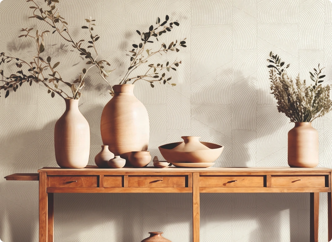 Minimalist geometric wallpaper by Marburg